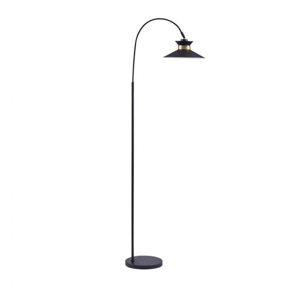 Gracie Black Arc Floor Lamp