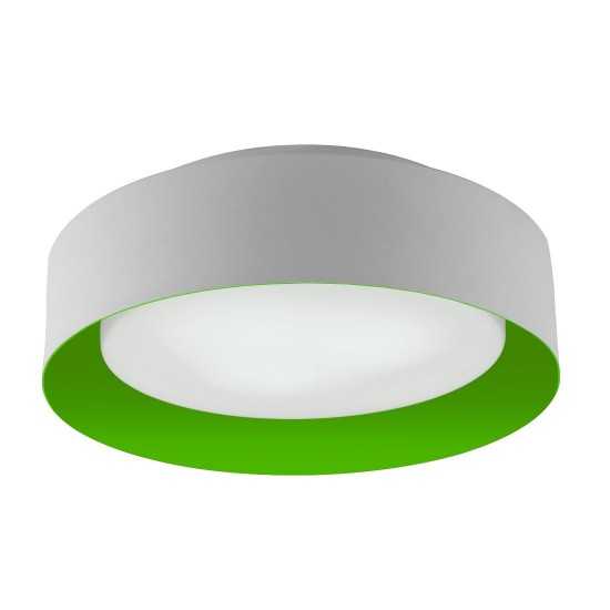 Lynch White & Green Flush Mount Ceiling Light