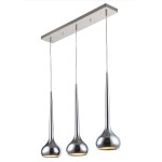 Wade Chrome 3 Light Island Pendant, B4312