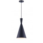 Berkley Black Single Light Pendant B6003