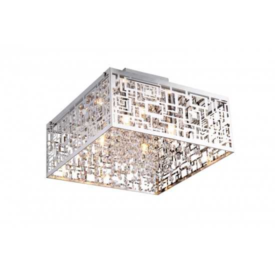 Metropolitan 4 Light Semi-Flush Pendant