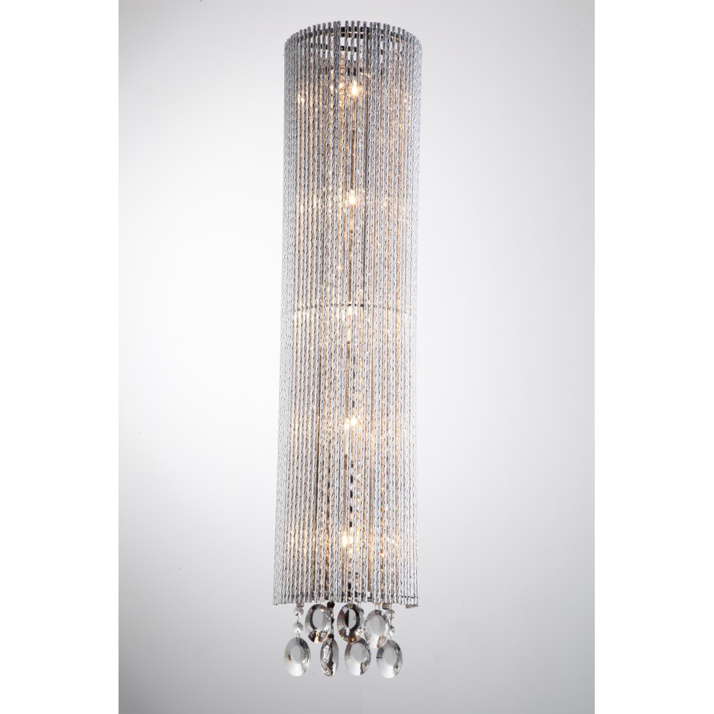 Crystalline 5 Light Round Wall Sconce Crystalline 5 Light Round Wall Sconce