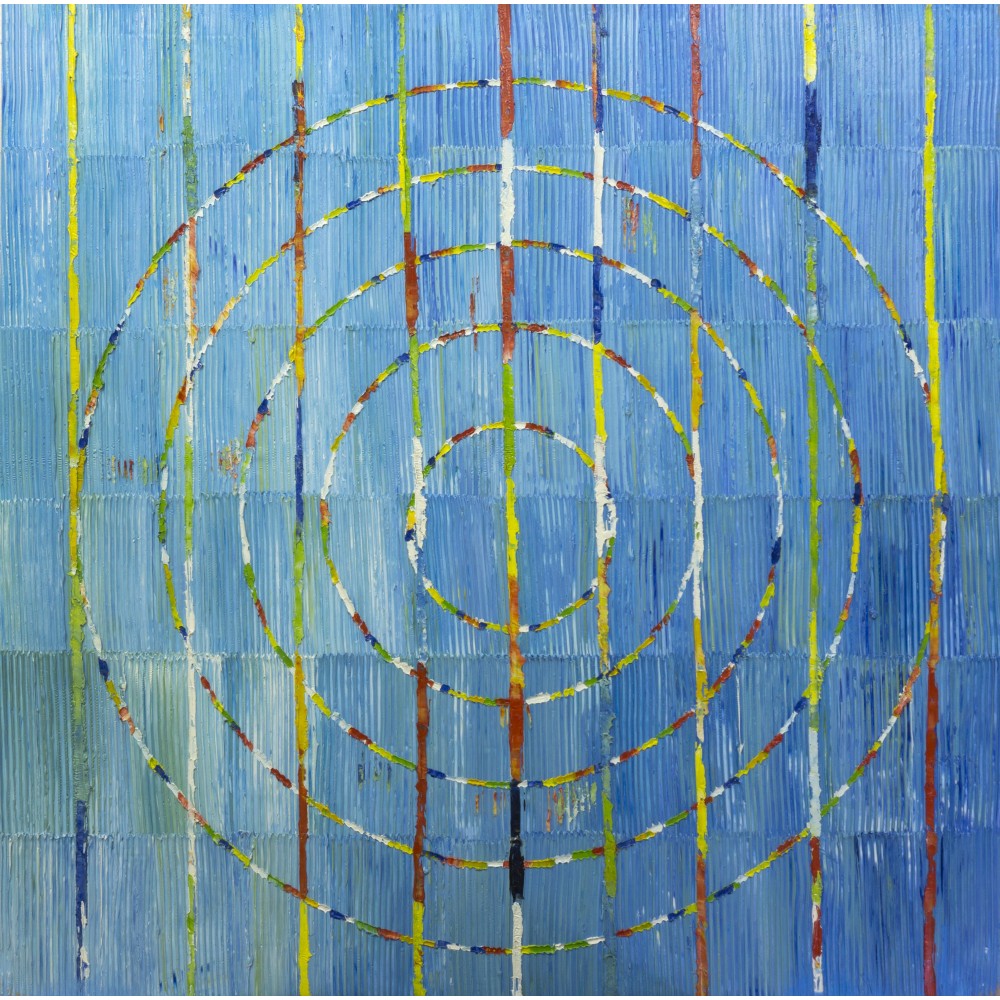 Circles Blue Wall Art Circles Blue Wall Art