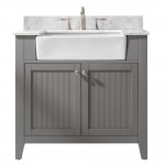 Burbank 36" Single Vanity in Gray