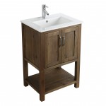 Austin 24" Single Sink Vanity in Walnut