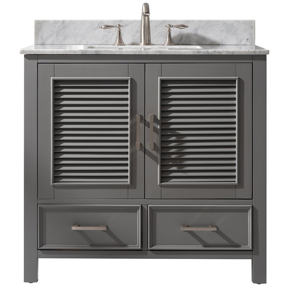 Estate 36" Single Vanity in Gray