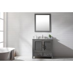 Estate 36" Single Vanity in Gray