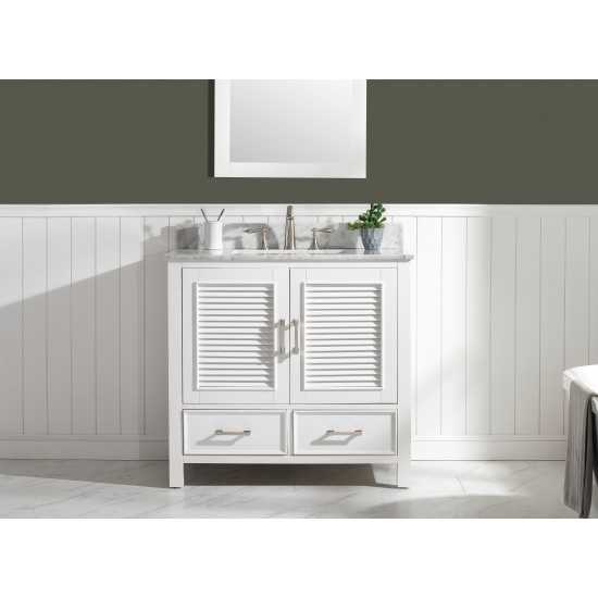 Estate 36" Single Vanity in White