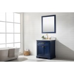 Milano 30" Single Vanity in Blue