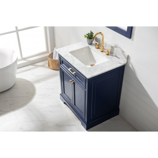 Milano 30" Single Vanity in Blue