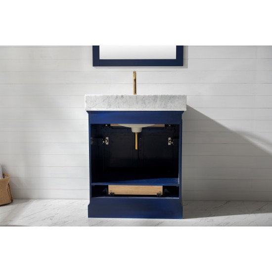 Milano 30" Single Vanity in Blue