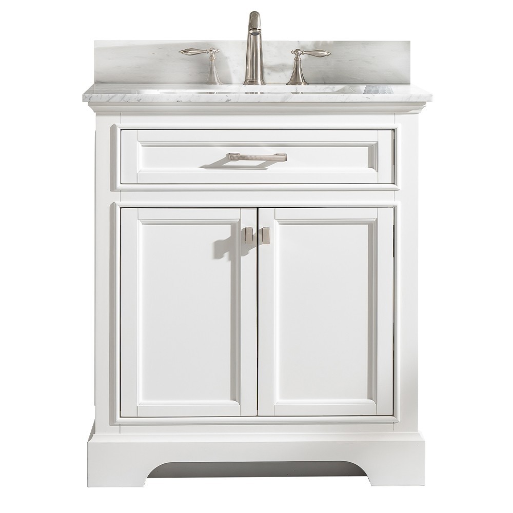 Milano 30" Single Vanity in White