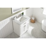 Milano 30" Single Vanity in White