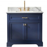 Milano 36" Single Vanity in Blue