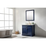 Milano 36" Single Vanity in Blue