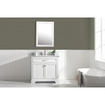 Milano 36" Single Vanity in White