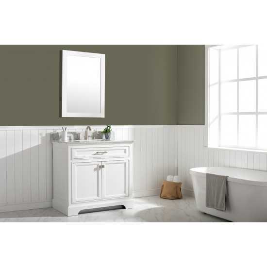 Milano 36" Single Vanity in White