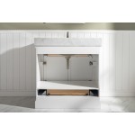 Milano 36" Single Vanity in White