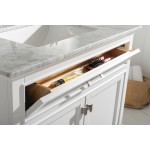 Milano 36" Single Vanity in White