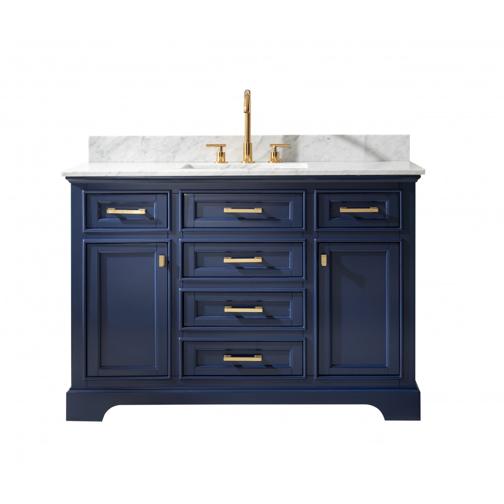 Milano 48" Single Sink Vanity in Blue