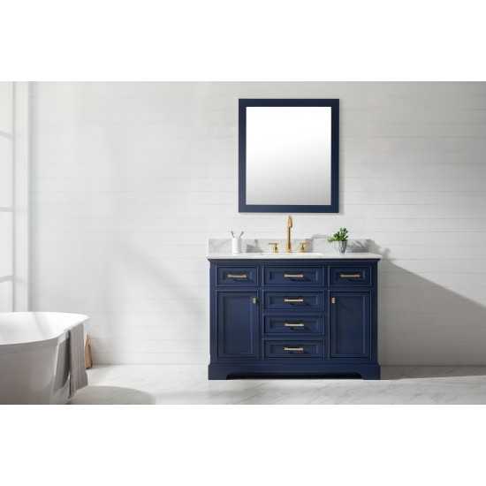 Milano 48" Single Sink Vanity in Blue