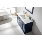 Milano 48" Single Sink Vanity in Blue