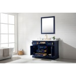 Milano 48" Single Sink Vanity in Blue