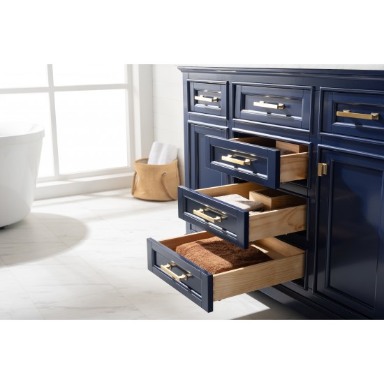 Milano 48" Single Sink Vanity in Blue