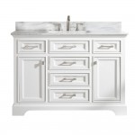 Milano 48" Single Sink Vanity in White