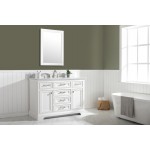 Milano 48" Single Sink Vanity in White