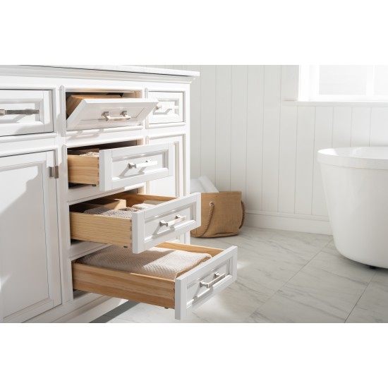 Milano 48" Single Sink Vanity in White