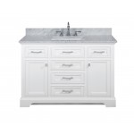 Milano 48" Single Sink Vanity in White