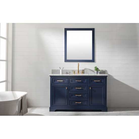 Milano 54" Single Sink Vanity in Blue