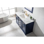 Milano 54" Single Sink Vanity in Blue