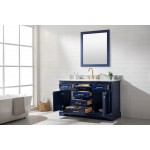 Milano 54" Single Sink Vanity in Blue