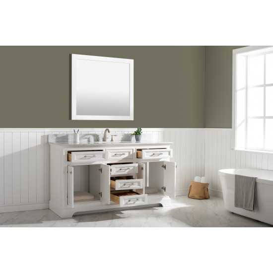 Milano 60" Single Vanity in White