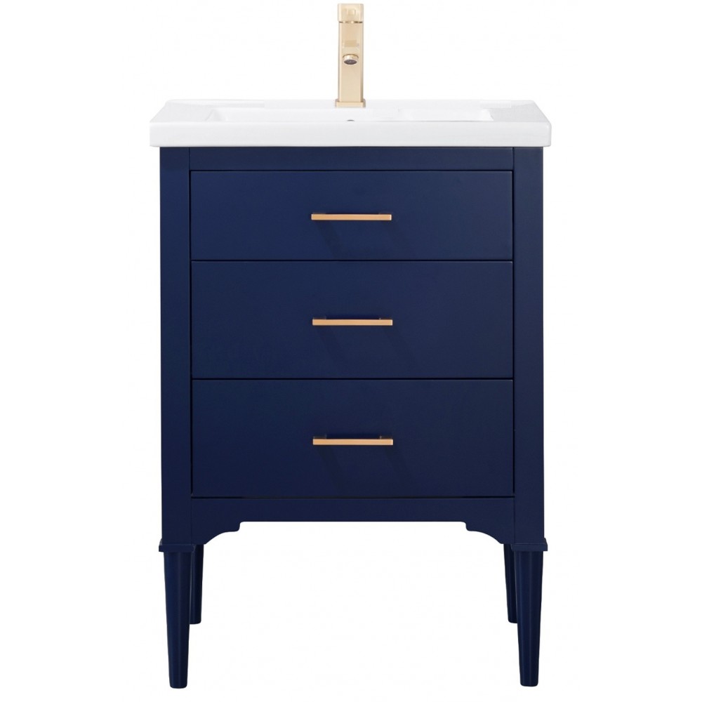 Mason 24" Single Sink Vanity In Blue