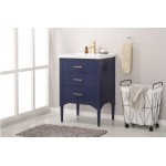 Mason 24" Single Sink Vanity In Blue