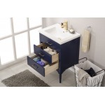 Mason 24" Single Sink Vanity In Blue