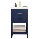 Cara 20" Single Sink Vanity In Blue