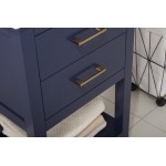 Cara 20" Single Sink Vanity In Blue