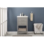 Cara 20" Single Sink Vanity In Gray