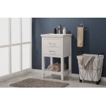 Cara 20" Single Sink Vanity In White