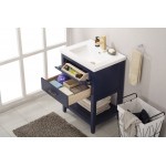 Cara 24" Single Sink Vanity In Blue