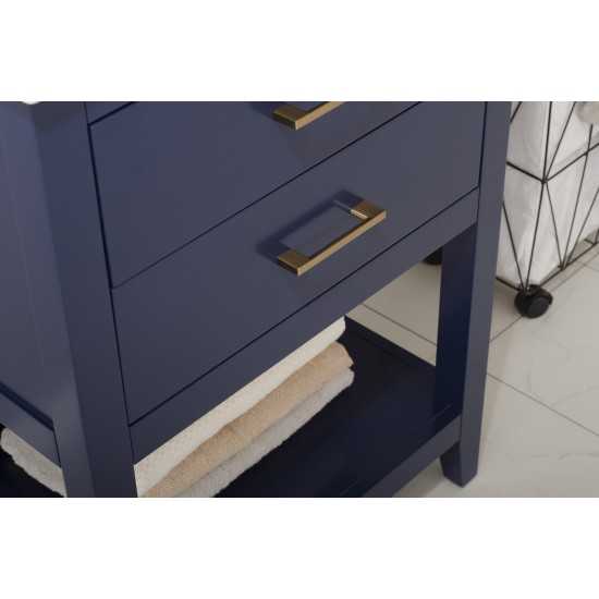 Cara 24" Single Sink Vanity In Blue