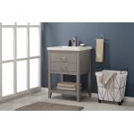 Cara 24" Single Sink Vanity In Gray