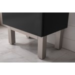 Stella 16.5" Single Sink Vanity In Black