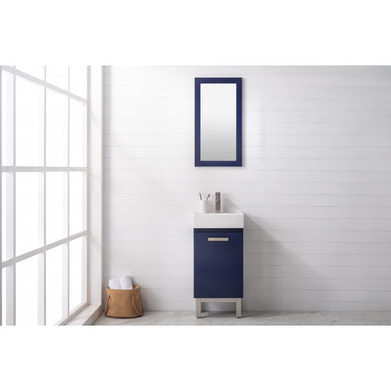 Stella 16.5" Single Sink Vanity In Blue