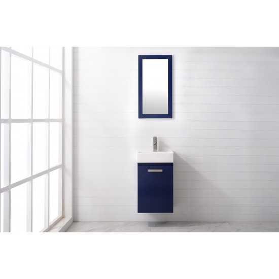 Stella 16.5" Single Sink Vanity In Blue