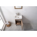 Stella 16.5" Single Sink Vanity In Oak